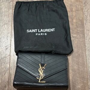 Black and Gold Crossbody Bag